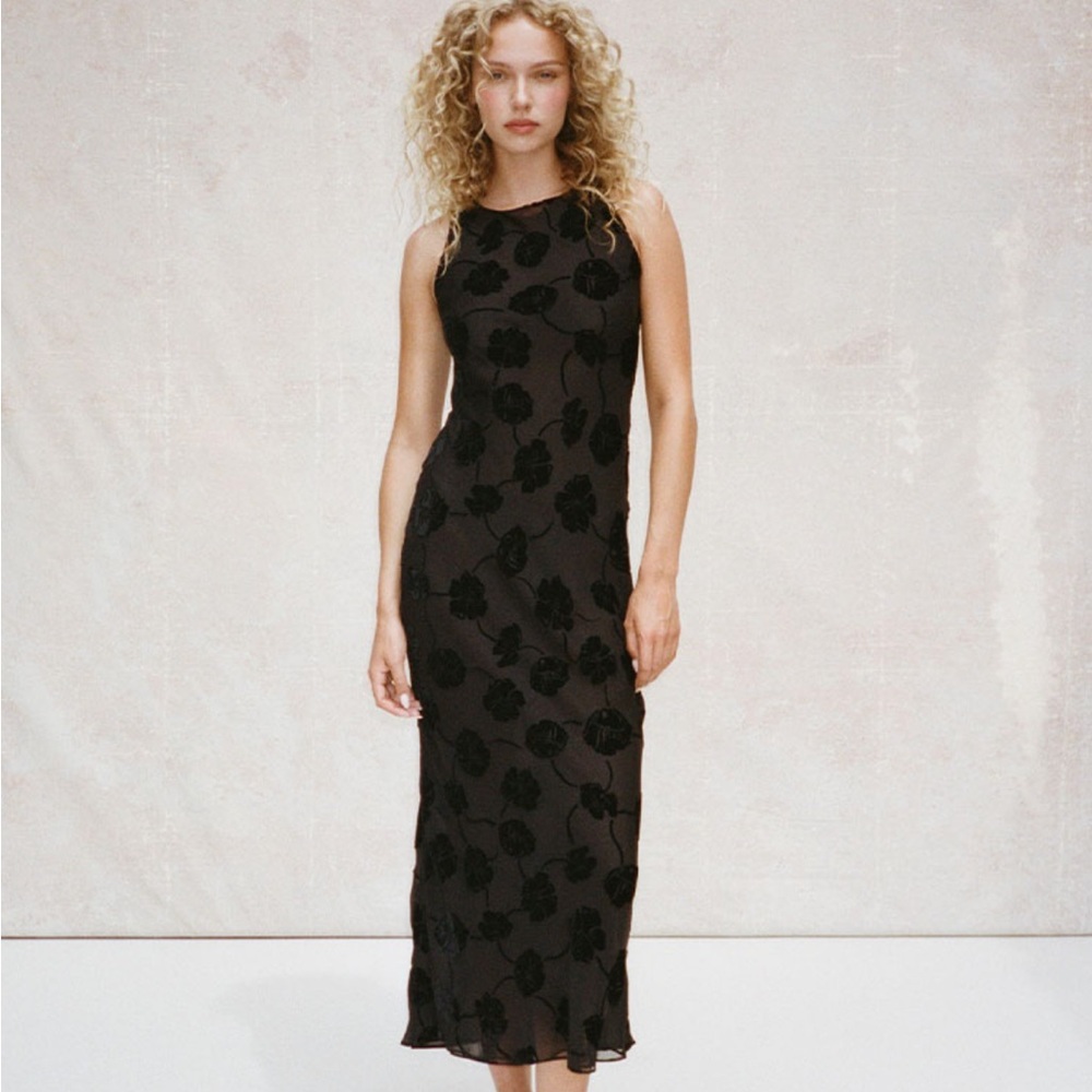 Carla dress realisation par size S, black new with tags